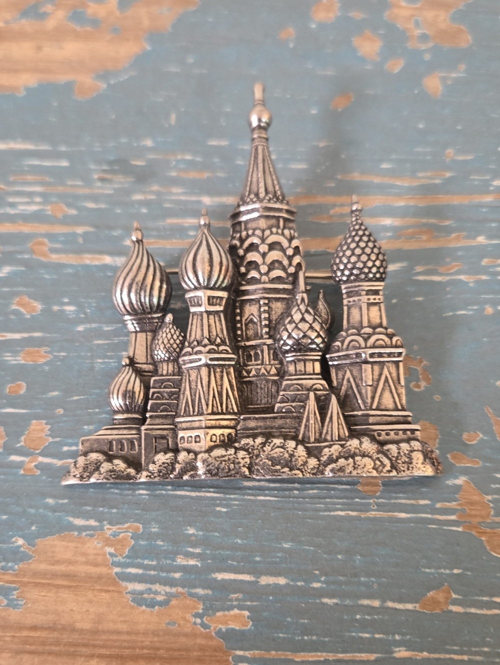 Vintage Jonette Jewelry St. Basil's Cathedral Russian Brooch